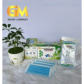 Hộp 50 Chiếc Khẩu Trang Quai Mềm 4 Lớp Kháng Khuẩn Gia Mỹ êm tai, bảo vệ an toàn