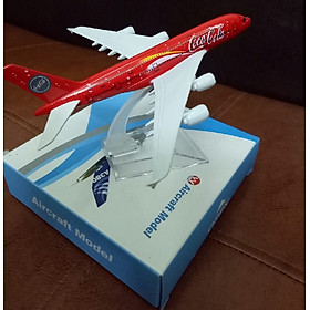 Mô hình máy bay tĩnh Co.ca Co.la A380 16 cm