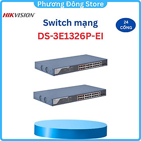 Mua Bộ chia Switch PoE 24 cổng HIKVISION DS-3E1326P-EI - Hàng chính hãng