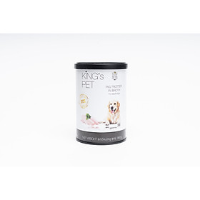 PATE HỖN HỢP GIÒ HEO HẦM KING’S PET LON 380G THỨC ĂN CHO CHÓ MÈO