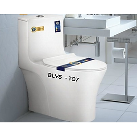 Mua Bồn cầu nguyên khối Tundo Yoshi nano kháng khuẩn CTT07 725 x 370 x 780mm
