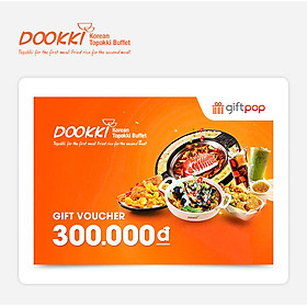 Giftpop - Phiếu quà tặng Dookki 300.000 VND