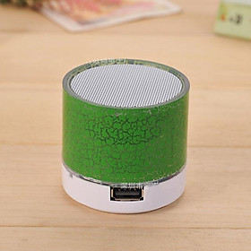 Loa mini bluetooth loa không dây led đầy màu sắc Color: Green