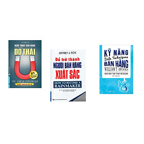 Combo 3 cuốn sách: Nghệ Thuật Bán Hàng Của Người Do Thái + Để Trở Thành Người Bán Hàng Xuất Sắc + Kỹ Năng Bán Hàng