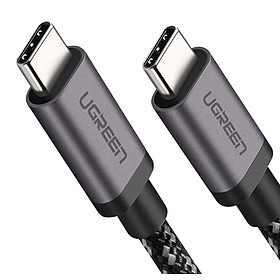 Cáp USB type C hỗ trợ sạc nhanh PD bọc nilon chắc chắn  2M 60W màu đen Ugreen 161TYC50450US Hàng chính hãng