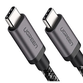 Mua Cáp USB type C hỗ trợ sạc nhanh PD bọc nilon chắc chắn  2M 60W màu đen Ugreen 161TYC50450US Hàng chính hãng