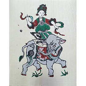 Tranh Bà Triệu - Tranh dân gian Đông Hồ - Dong Ho folk woodcut painting