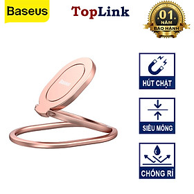 Mua Nhẫn Đỡ Điện Thoại Baseus Rails Phone Ring Xoay 360 Độ Chất Liệu Kim Loại Đa Năng Phù Hợp Mọi Loại Điện Thoại - Hàng Chính Hãng