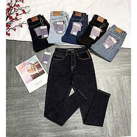 Quần jean nữ cạp cao/ quần Skinny/ D0284x