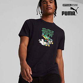 PUMA - Áo thun nam cổ tròn tay ngắn Classics Graphic 539460-0