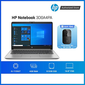 Mua Laptop HP 240 G8 3D0A4PA i5 1135G7 | 4GB RAM | 512GB SSD | 14 FHD | Win 10 | Bạc - Hàng chính hãng