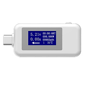 USB-C Voltage and Current Tester Meter  Digital Monitoring Gauge DC 4-30V