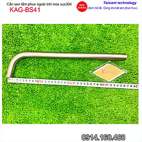 Mua Cần nối bát sen phun mưa vuông tròn KAG-BS41  Ống nối đầu sen ren D21 SUS304 gắn tường cho sen tắm đứng trong nhà -hồ bơi ngoài trời