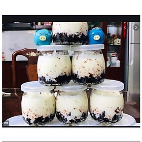 Mua Hũ Thủy Tinh 200ml Tròn Làm Sữa Chua  Caramen  Pudding