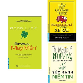 Hình ảnh Combo 3 Cuốn Bí Mật Của May Mắn - Bài Học Kỳ Diệu Từ Chiếc Xe Rác - Sức Mạnh Niềm Tin (Khổ Lớn)