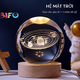 Mua Quả cầu pha lê phát sáng  đèn ngủ 3D trang trí  đồ chơi khoa học  quà tặng sinh nhật  giáng sinh  quà lưu niệm ý nghĩa