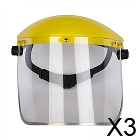 3xWelding Face Shield Clear Visor Film Safety Anti Splash Guard Face Cover