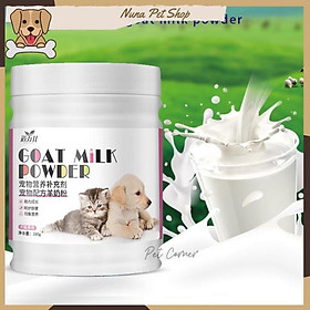 Sữa cho chó mèo Borammy, sữa cho chó con, sữa cho mèo con cung cấp dinh dưỡng phát triển toàn diện - Chó & mèo (280gr)