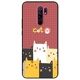 Ốp lưng dành cho Xiaomi Redmi 9 mẫu Mèo Nâu