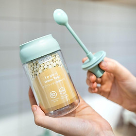 Bộ 3 hộp gia vị Tritan Yoko - phong cách tối giản sẽ mang tới cho không gian sống của nhà bạn vẻ đẹp tinh tế - Bộ 3 - Xanh Trà