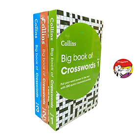 Sách - Big Book of Crosswords (Set 3 Books) | Trò chơi ô chữ / Ngoại văn Nhập khẩu / Sách giải trí