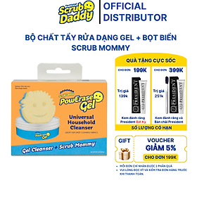 Bộ Chất Tẩy Rửa Dạng Gel PowErase Gel + Bọt Biển Scrub Mommy