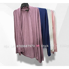 Hình ảnh Áo khoác cardigan thun lạnh mỏng mát 