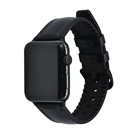 Dây da hydrid dành cho Apple watch Serie 6 5 4 3 2 1/ size 20 / 22Mm