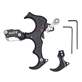 Lightweight 3/4-Finger Hand Held Bow Release Aids Compound Bow