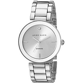 Đồng hồ nữ Anne Klein Women's Genuine Diamond Dial Bracelet Watch - Gold/Green