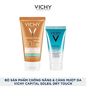 Bộ Sản Phẩm Chống Nắng & Căng Mượt Da VICHY Capital Soleil Dry Touch