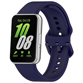 Dây đeo thay thế cho vòng đeo tay thông minh Samsung Galaxy Fit 3, TPU dẻo cao cấp, nhiều màu_ Hàng Chính Hãng