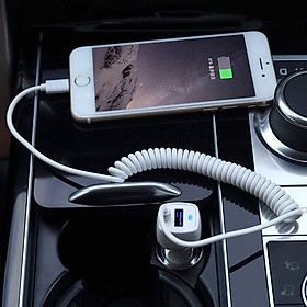 Mua Tẩu Sạc điện thoại Dành Cho Iphone kèm 01 cổng sạc USB cho xe tải 24V