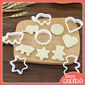 Mua Khuôn Làm Bánh Quy Tạo Hình Rau Củ Quả Bằng Nhựa Set 6 Hình Shop Mẹ Bí Đỏ