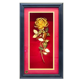 Mua Khung Tranh 3d Mạ Vàng Sbj Hồng Vàng Sắc Thắm