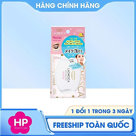 Khăn Giấy Tẩy Trang Giúp Làm Sạch Và Dưỡng Ẩm Da Kose Softymo Lachesca Cleansing Sheet N Moist 50 Tờ / Hộp