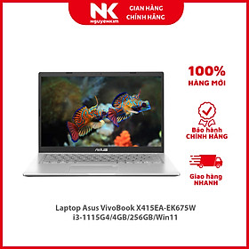 Mua Laptop Asus VivoBook X415EA-EK675W i3-1115G4/4GB/256GB/Win11 - Hàng chính hãng