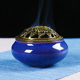 Mua Lư xông đốt trầm hương  chất liệu gốm Sứ  nhiều màu sắc đa dạng
