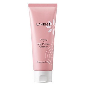 Laneige Moist Cream Cleanser 150ml + Tặng 1 Innisfree Green Tea Mask Sheet