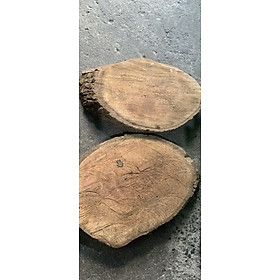 bộ 02 miếng thớt gỗ sữa ghép lan đường kính lớn hơn 20cm