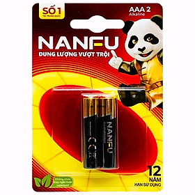 Vỉ 2 Pin Kiềm AAA - Nanfu