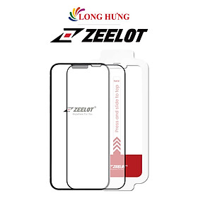 Dán màn hình cường lực Full viền chống vân tay Zeelot SOLIDsleek dành cho iPhone 13 Series (hỗ trợ Kit dán) - Hàng chính hãng