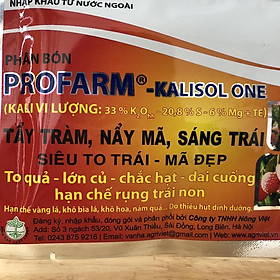 Phân bón Kali Vi Lượng giúp tẩy tràm, nẩy mã, sáng trái, siêu to trái, mã đẹp, to củ, lớn quả, chắc hạt profarm 100g