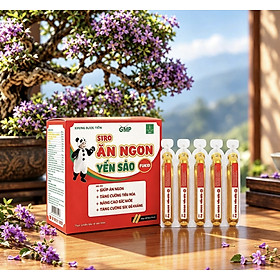 Lisse Siro ăn ngon yến sào Fukid ( hộp 20 ống) - Ăn ngon, kích thích tiêu hoá, tăng miễn dịch cho trẻ