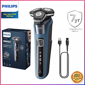 Máy cạo râu khô và ướt Philips S5880/20 đầu cạo linh hoạt 360 độ, tích hợp đầu tỉa tóc mai, bảo hành 24 tháng - Hàng chính hãng