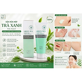 Sữa rửa mặt trà xanh cao cấp Hàn Quốc THE RUCY HYDRO PURE FOAM CLEANSING GREEN TEA 150ml