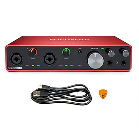Focusrite Scarlett 8i6 Gen 3 Sound Card Âm Thanh Hàng Chính Hãng - Focus USB Audio Interface SoundCard (3rd - Gen3) - Kèm Móng Gẩy DreamMaker