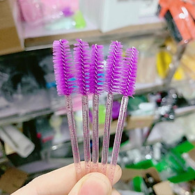 Chổi chải mi kim tuyến set 50 chiếc