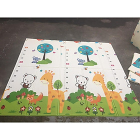 Thảm xốp xpe trải sàn chiếu gấp gọn 2 mặt cho bé xốp trải sàn kích thước 1,8m*2m