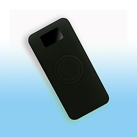 Sạc dự phòng không dây 10000mah power bank PF84 pin dự phòng sạc Đen